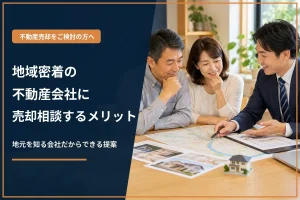 地域密着の不動産会社に売却を相談するメリットとは？